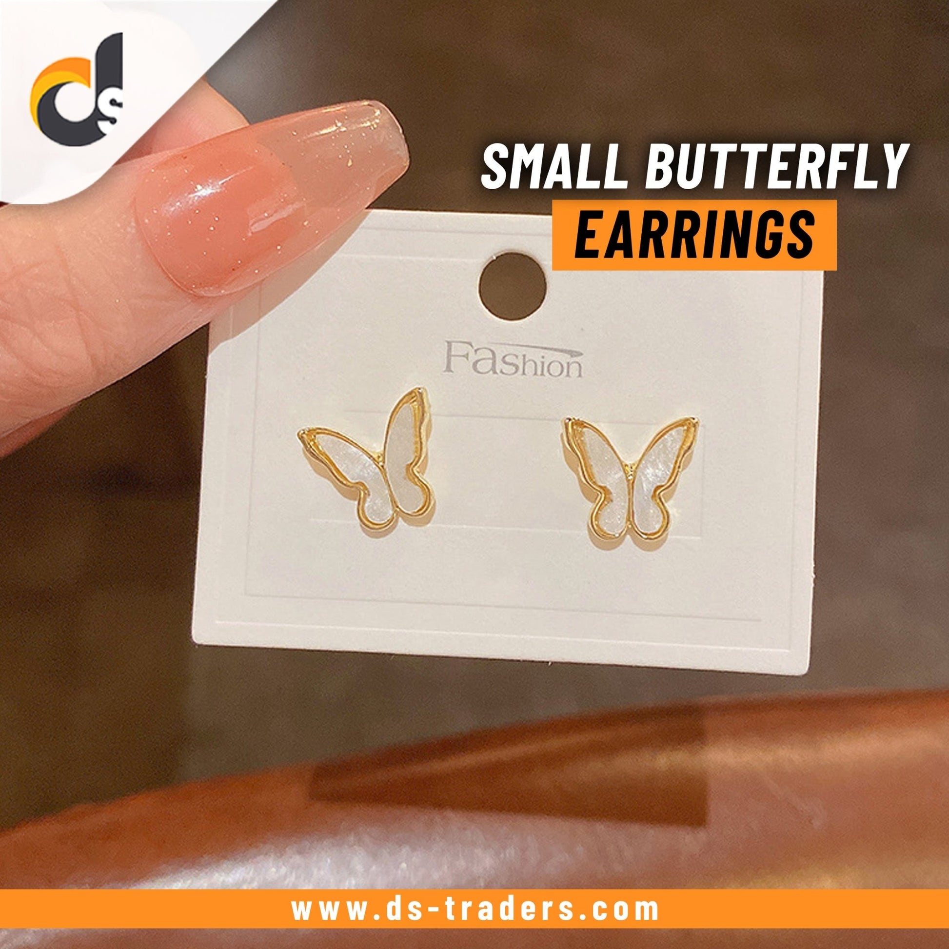 Small Butterfly Earrings - DS Traders