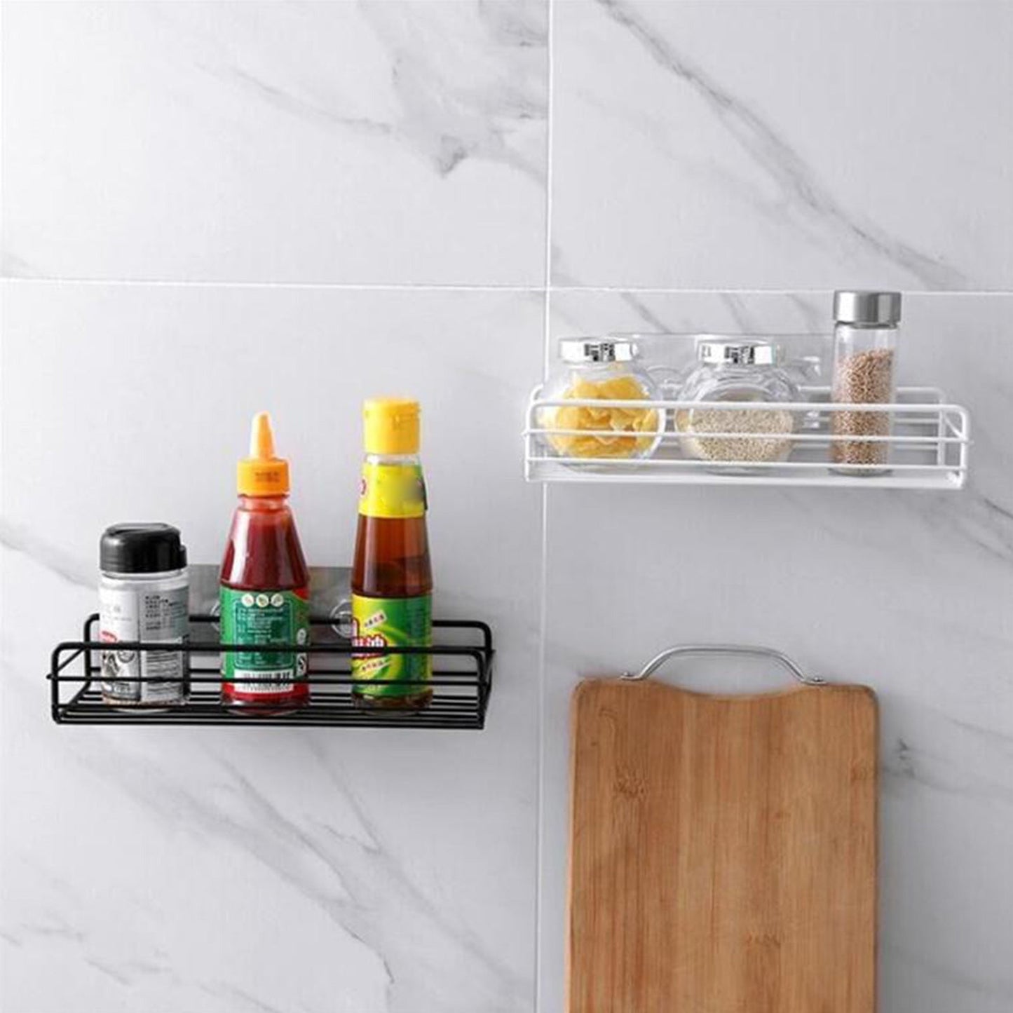 Stainless Steel Bathroom Storage Shelf (Screw) - DS Traders