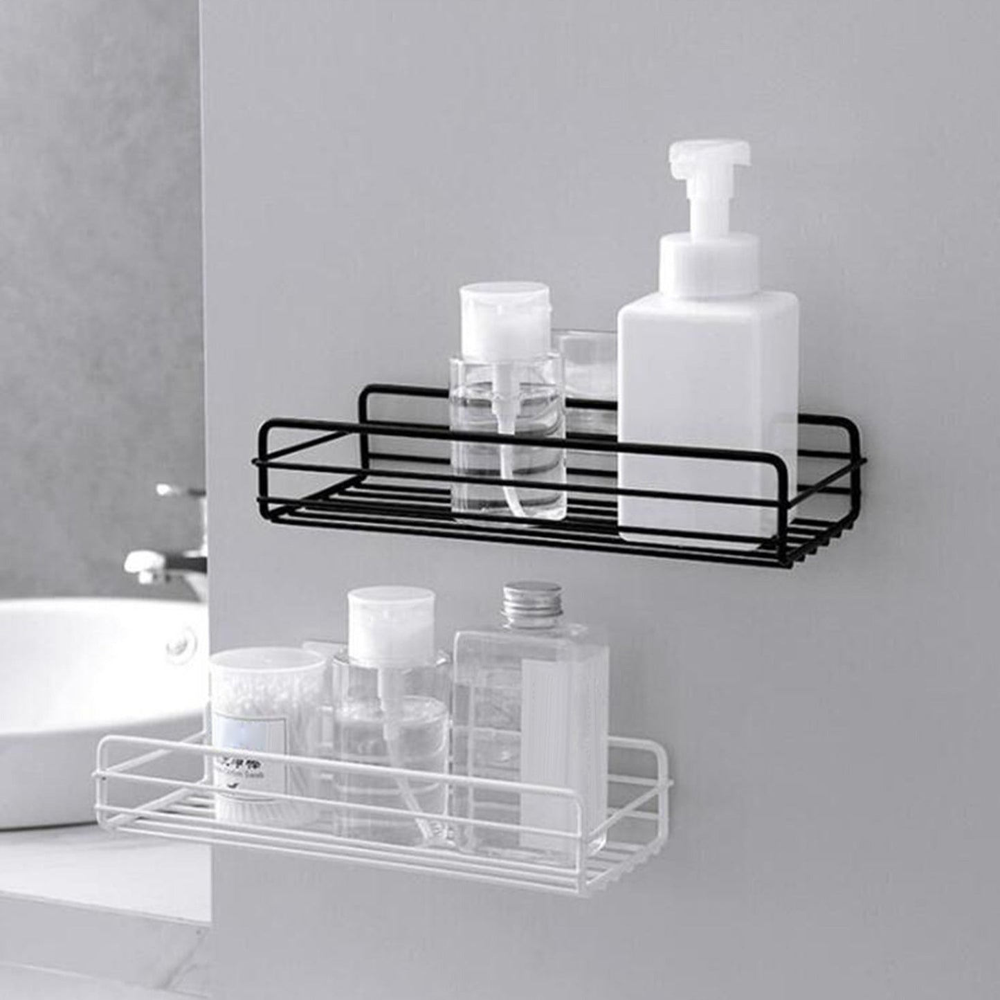 Stainless Steel Bathroom Storage Shelf (Screw) - DS Traders