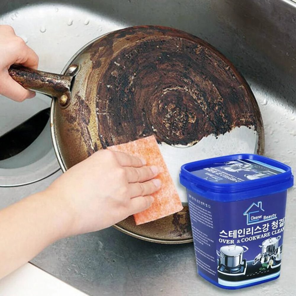 Stainless Steel Cleaning Paste Remove Stains Multi-Purpose Cleaner Home Kitchen Bathroom Accessories - DS Traders