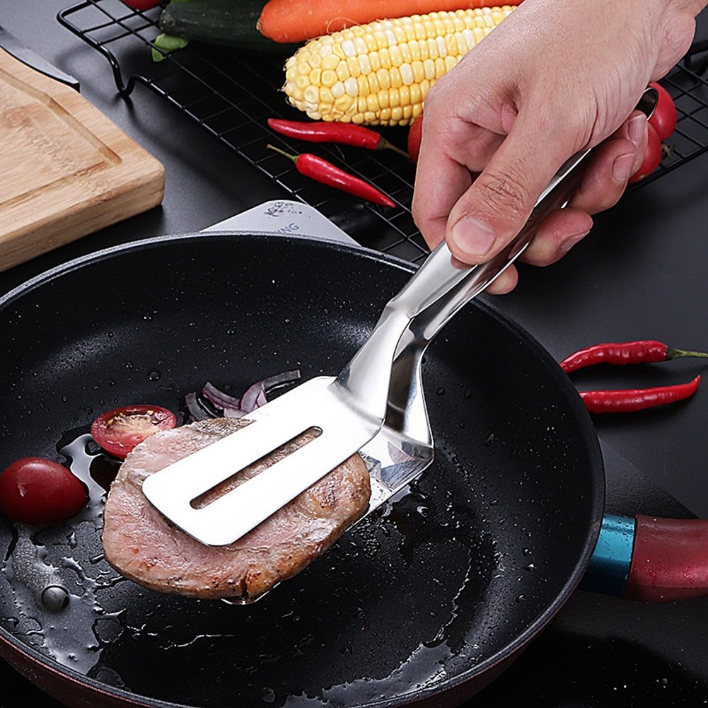 Stainless Steel Double Sided Frying Fish Spatula - DS Traders