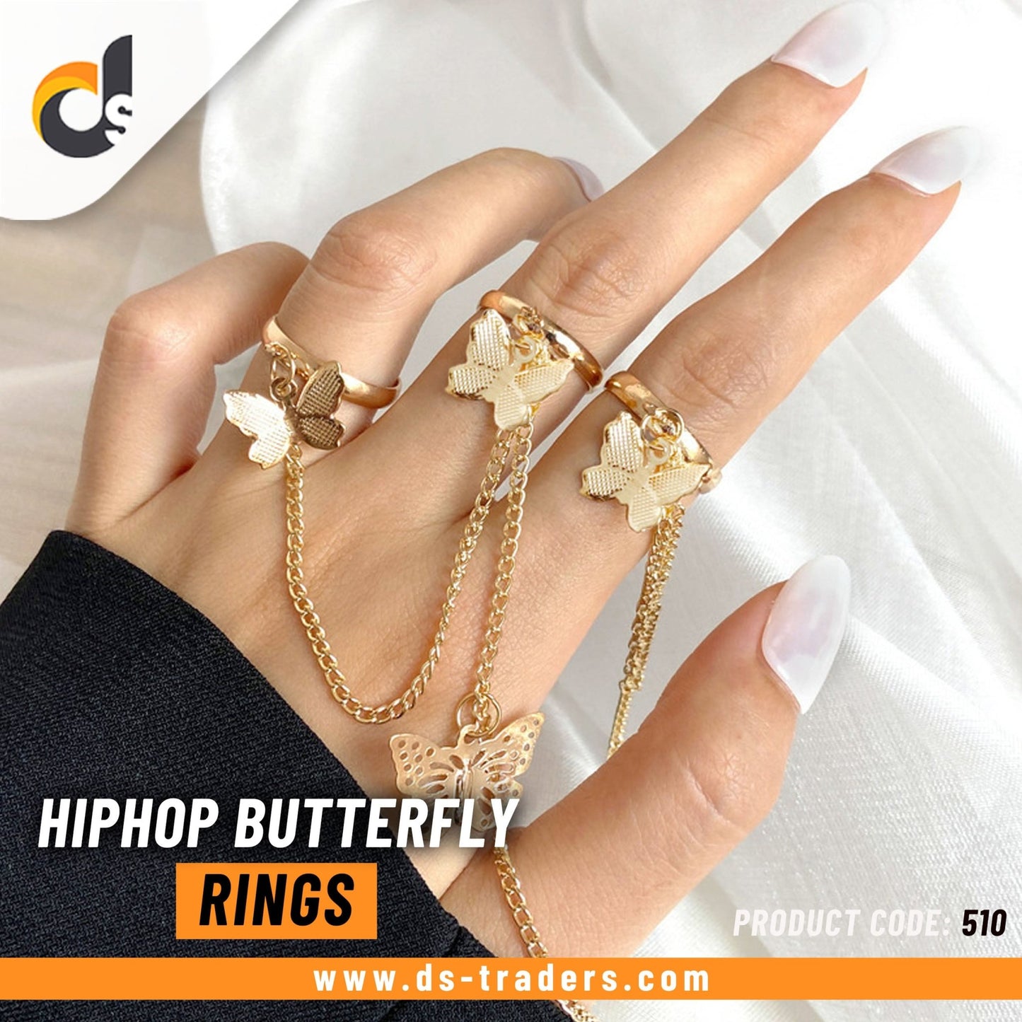 Stud Butterfly Hiphop Earrings - DS Traders