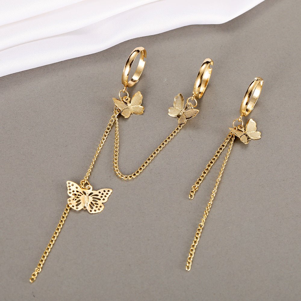 Stud Butterfly Hiphop Earrings - DS Traders