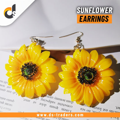 Sunflower Earrings - DS Traders