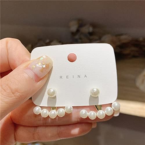 White Pearl Two Way Stud Earrings - DS Traders